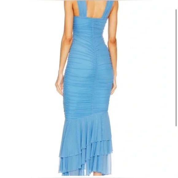Michael Costello x REVOLVE Hilary Gown in Pale Blue - Picture 4 of 8